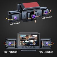 4 canaux 1080P Car Black Box 360 Degree Car DVR WiFi Dash Cam Taxi Driving Recorder Night Vision 4 Cameras DASHCAM