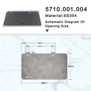 Fornello a <span class=keywords><strong>Gas</strong></span> JDA Premium in Acciaio Inox 304 di Grado Alimentare con 2 Bruciatori per Camper, Roulotte, Barche e Motorhome - Product Image 6