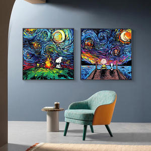 <span class=keywords><strong>Peinture</strong></span> <span class=keywords><strong>Pop</strong></span> <span class=keywords><strong>Art</strong></span>, Adorable Chien, <span class=keywords><strong>Animaux</strong></span>, <span class=keywords><strong>Art</strong></span> Canin Coloré, Tableaux Muraux et <span class=keywords><strong>Peinture</strong></span> à l'Huile pour la Décoration Intérieure, Décoration de Salon - Product Image 2