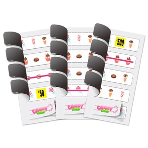 One Window Pull Tabs <b>Paper</b> Tickets Lucky Lottery Card Printing Instant Pull Tab Lottery Ticket Manufacturer - Product Image 1