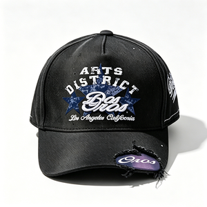 Gorra de Béisbol Bordada Personalizada al por Mayor, Estilo Desgastado, 5 Paneles, con Logotipo Personalizado, de Algodón Lavado, para Ropa Urbana y Regalos - Product Image 4