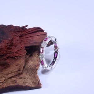 Anello Quadrato alla Moda, Design Minimalista ed Elegante con Pietra Colorata, Gioiello Creativo per Uso Quotidiano Femminile - Product Image 4