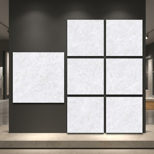 Satuario Magica 800x800mm <b>Matte</b> Glazed Porcelain Tiles Statuario Marble Effect <b>Flooring</b> - Product Image 2