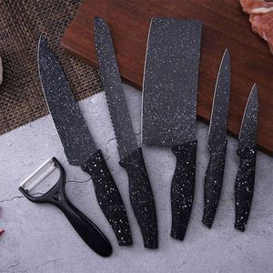 Juego de Cuchillos de Acero Inoxidable de 6 Piezas con Revestimiento Antiadherente y Pelador, Oferta Especial, Accesorios para el Hogar y la Cocina - Product Image 2