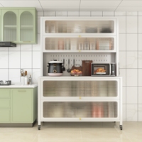 Bufet Stainless Steel, furnitur ruang tamu meja papan samping putih papan samping mewah