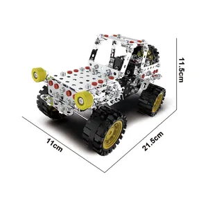 2023新款热卖批发装配玩具合金建筑卡车玩具增加手动能力玩具合金装配车