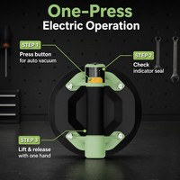 Ventouse électrique intelligente de 8 pouces pour carrelage en verre, élévateur premium rechargeable de qualité professionnelle, ventouse durable à forte charge
