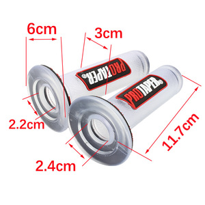 Puños de Manillar para Motocicleta ZUQING, 11.7cm, Transparentes, Accesorios de Modificación Todoterreno - Product Image 1