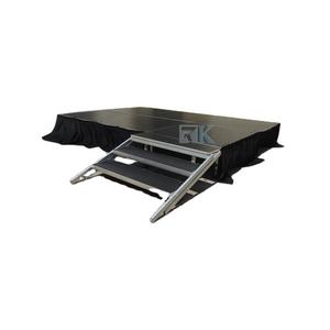 Scène carrée avec jupes de scène, plateforme stable et robuste, capacité de charge élevée - Product Image 1