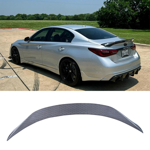 Aileron arrière style ASPEC en fibre de carbone nid d'abeille pour Q50 Q50S Q50L 2013-2023 - Product Image 1
