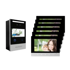 Wireless Video Door Phone Intercom System Doorbell HD Camera Door Lock With Face Recognition