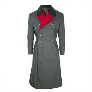 <b>Men's</b> Wool Greatcoat Waterproof Breathable <b>Winter</b> Style <b>Long</b> <b>Coat</b> Turn-Down Collar Single Breasted - Product Image 1