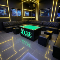 Meubles de bar stylés / Table cube LED pour discothèque / KTV / Club de nuit / Meubles de salon à chicha en gros