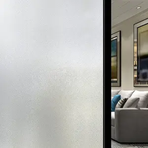 11.8*78.7inch Frosted Window Privacy Film Non-Adhesive Static Cling Removable Window Stickers Frosted Glass Film