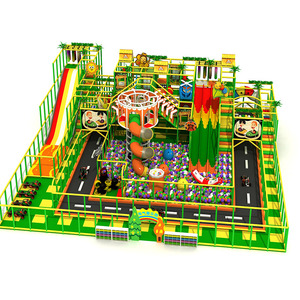 Château malicieux Aire <span class=keywords><strong>de</strong></span> jeux intérieure pour enfants Thème britannique <span class=keywords><strong>Centre</strong></span> d'activités sportives avec toboggan et fosse à balles Équipement <span class=keywords><strong>de</strong></span> jeu intérieur - Product Image 3