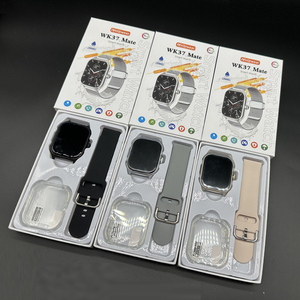 2024 nouveau Style plein écran Smartwatch WK37 <span class=keywords><strong>Mate</strong></span> 2.02 pouces meilleur affichage reloj inteligente étanche ip68 montre intelligente 8 Ultra - Product Image 1