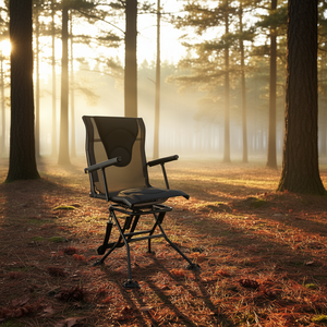 Silla de Caza Giratoria Silenciosa de 360 Grados, Patas Plegables de Aluminio, Tela Oxford, Silla de Caza para Exteriores, Modelo D0100XUY1UV - Product Image 2