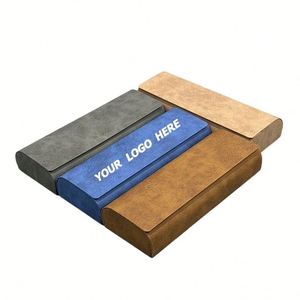 Estuche para Gafas de Sol de Color Sólido Vintage, Caja para Gafas Hecha a Mano con Textura de Piel de Cordero, Estuche Rígido con Tapa Abatible, Regalo Promocional de Lujo con Logotipo Personalizado - Product Image 1