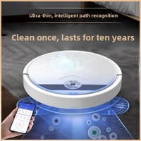 Robot Vacuum Cleaner Ultra Tipis, Penjualan Pabrik Terlaris, Otomatis Penuh, Tiga-in-Satu, Hisap, Pel, Mesin Serbaguna untuk Rumah Tangga