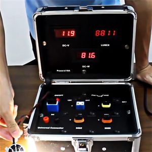 Caja de placa de prueba de 110V 220V a 12V 24V para bombilla de faro Led de coche H1 H7 H4 H11 9005 probador T10 T15 T20 1156 1157 bombilla Led DC Power - Product Image 1