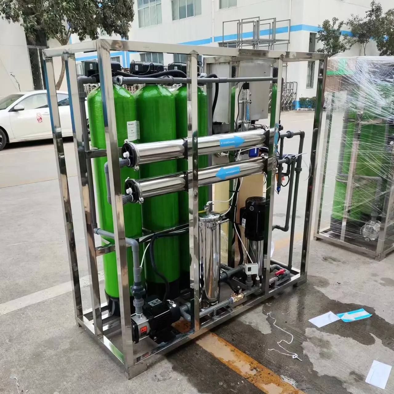 water puryfing plant for small business / commercial water purification system / water treatment machinery 500l/H water filtrati