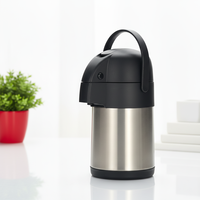 Carafe isotherme à double paroi en acier inoxydable 2,5 litres, garde au chaud pendant 24 heures