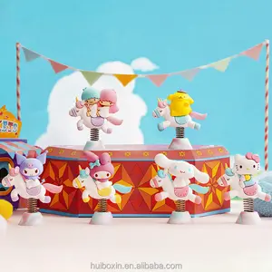 Grosir Mainan Menakjubkan Seri Komidi Putar Melodi Kucing Kucing Kitty Figur Aksi Boneka Goyang Koleksi Ornamen Cangkir Isap Mobil