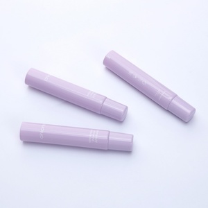 Tube en plastique mini de 20 ml en gros avec tête de buse vide pour sérum de soin de la peau, crème cosmétique pour les yeux, conteneur de couleur violette - Product Image 2