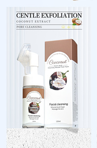 Espuma Limpiadora Facial Blanqueadora con Aminoácidos <span class=keywords><strong>de</strong></span> <span class=keywords><strong>Coco</strong></span> OEM 120ml, Ácido Hialurónico Hidratante, Ingredientes Naturales - Product Image 2