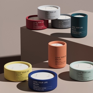 Biểu Tượng Tùy Chỉnh Hình Dạng Màu Sắc Trang Trí Gốm Rỗng Thơm Nến Sáp Làm Container Tàu Jar - Product Image 2