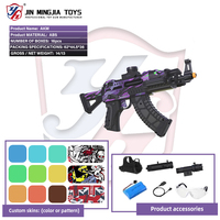 Pistolas de Juguete Eléctricas AKM Jel Splash Blash MP5 para Balas Blandas, Juego de Disparos al Aire Libre, Juguete Electrónico de Plástico, Idea de Regalo