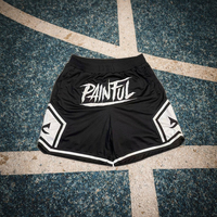 Vente en gros de shorts de surf extensibles pour hommes 100% logo imprimé en polyester pour planche de natation de plage