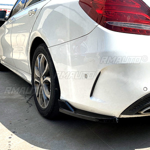 ดิฟฟิวเซอร์กันชนหลังรถยนต์พร้อมสปลิตเตอร์ข้าง สำหรับ Mercedes Benz C Class W205 C180 C200 C260 C43 AMG ปี 2015-2021 ชุดแต่งตัวถังรถยนต์ - Product Image 5