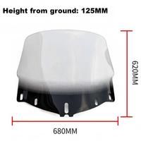 Parabrisas Delantero para Motocicleta en Oferta, para Honda Goldwing 1800 GL1800 2001-2017 Touring, Carenado con Ventilación de Aire Ajustable