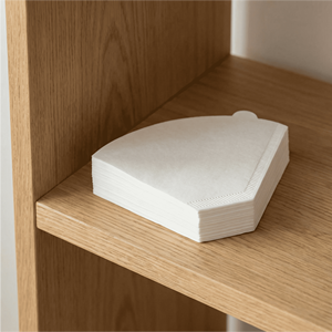 Filtro de Café Desechable en Forma de Abanico, Papel de Alta Calidad, Color Blanco, 2-6 Tazas, para Café de Goteo, Uso en Casa, Cafetería o <span class=keywords><strong>Bar</strong></span> - Product Image 4
