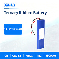 Kit Aksesori Baterai Lithium 14.8V 3000mAh untuk Peralatan Listrik dan Elektronik Konsumen