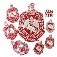 Patchs de broderie DST sororité grecque les mieux classés pour accessoires vestimentaires patchs de broderie Zeta fer sur patchs de broderie