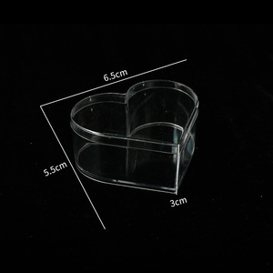 Boîte de rangement de bureau pour cosmétiques Bijoux en acrylique transparent en cristal <span class=keywords><strong>et</strong></span> boîte Ps en forme de cœur pour le <span class=keywords><strong>maquillage</strong></span> des soins de la peau <span class=keywords><strong>et</strong></span> le rangement des sacs en bois - Product Image 2