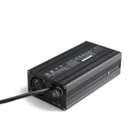Chargeur de batterie au lithium DC 54,6 V 5 A pour pack de batteries Li-ion 13S 48 V avec protection OTP/OVP, chargeur pour moto/scooter électrique
