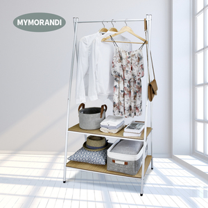 High Quality Wood Iron Entryway <strong>Coat</strong> Shoe Rack Metal Frame Hall Tree Rack <strong>Coat</strong> <strong>Hanging</strong> <strong>Stand</strong> - Product Image 1