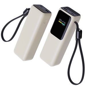 Banco de Energía para Portátil de 20000mAh, Cargador Portátil de Carga Rápida PD de 100W, Paquete de 4 Baterías con Pantalla TFT a Color para Teléfonos Inteligentes - Product Image 1