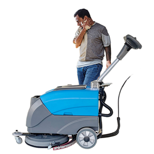 OEM <b>Walk</b>-Behind New Automatic Concrete Floor Cleaning Scrubber Dryer <b>Machine</b> with CE Certification 110V-230V - Product Image 4