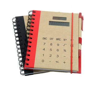 Customized Super Thin Portable 8 Digits <strong>Solar</strong> <strong>Calculator</strong> Notebook Eco Kraft Paper <strong>Note</strong> <strong>Books</strong> Exercise <strong>Book</strong> for Students School - Product Image 3