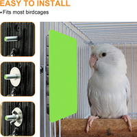 Chauffe-oiseaux électrique avec thermostat 95-105F, écologique, résistant aux morsures, en alliage d'aluminium, accessoires pour cage à oiseaux, 10W, 1,8M