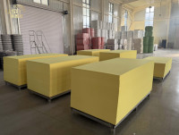 Matériaux en tissus PET à haute densité pour la réduction du bruit, panneaux en feutre absorbant le son élégants et de qualité supérieure pour le bureau et le studio