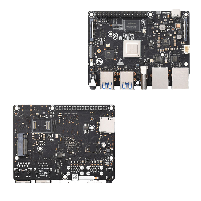 Visionfive2 Risc-V Single Board Computer with 4Gb/8Gb Starfive Jh7110 Integrated 3D GPU ICs