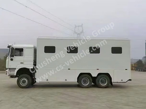 Shacman F3000 6x4 Crew <span class=keywords><strong>Bus</strong></span> Transporte de pasajeros Camión Autobús Personalizado Off Road Trucks VAN Minería Personal Carrier Truck - Product Image 4