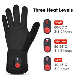 Gants chauffants électriques rechargeables - Imperméables et coupe-vent pour le ski et la motoneige |   Gants d'hiver chauds avec batterie intégrée - Product Image 3