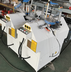 High Precision and Efficiency 1.5KW Window and Door PVC UPVC Frame Angle Saw V Cutting Machine - Product Image 1