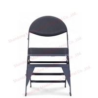 Basket-ball Sideline Chairs Logo personnalisé Team VIP Chaise pliante rembourrée Chaise de sport pour stade scolaire imbriquée